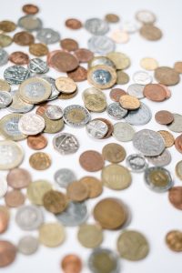 Silver and Gold Round Coins
